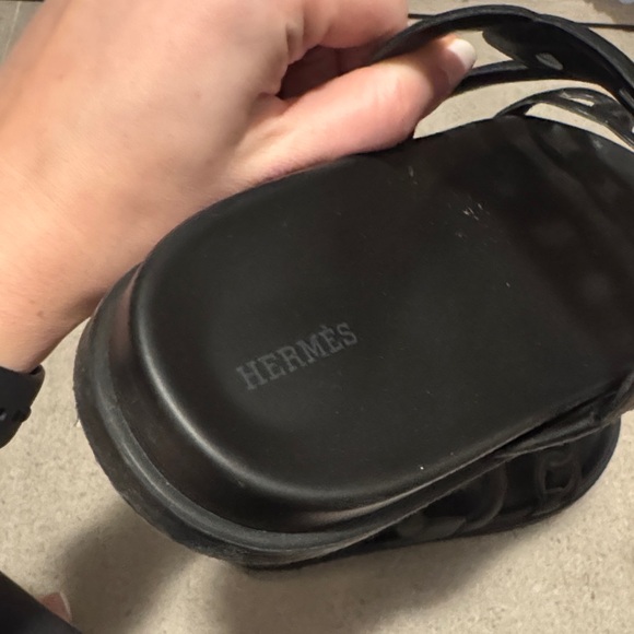 Hermes “extra” black leather sandals - Picture 4 of 8